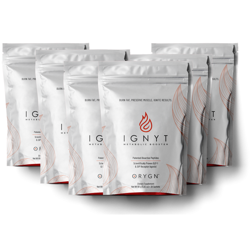 IGNYT Reset - Paquete de 6 (6 bolsas de 30 sobres cada una) | 1 mes - Calificación Oro