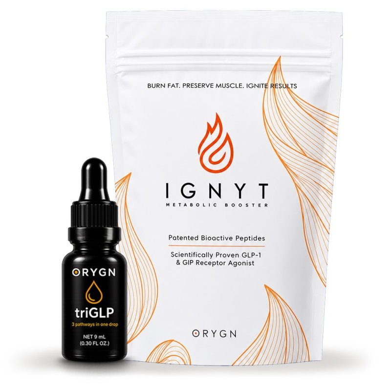 Weight loss pack (1) IGNYT and (1) Triglp (1) pouch and (1) bottle