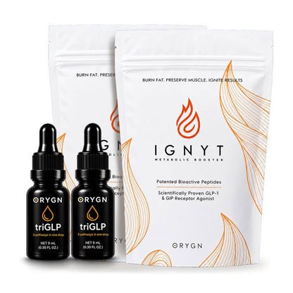 Weight loss Value pack (2) IGNYT and (2) Triglp (2) pouches and (2) bottle