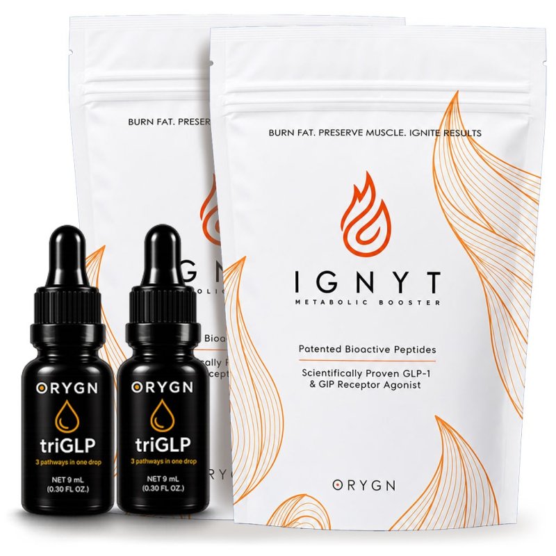 Weight loss Value pack (2) IGNYT and (2) Triglp (2) pouches and (2) bottle