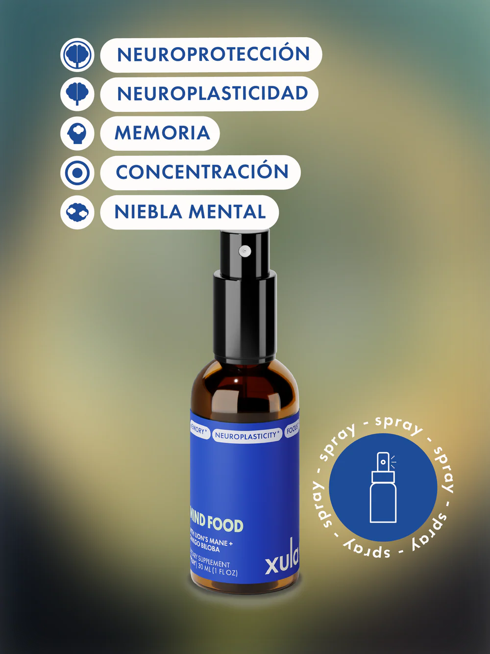 MIND FOOD | Spray con adaptógenos